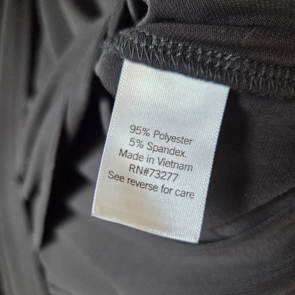 NWT NINE WEST BLACK WRAP / TIE STYLE MIDI SKIRT SIZE XL - Picture 12 of 16